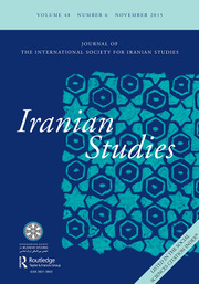 Iranian Studies Volume 48 - Issue 6 -