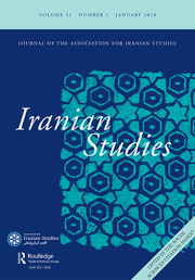 Iranian Studies Volume 51 - Issue 1 -