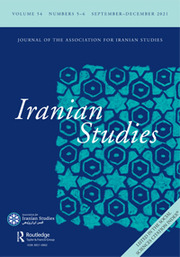 Iranian Studies Volume 54 - Issue 5-6 -