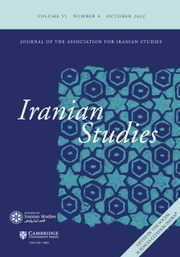 Iranian Studies Volume 55 - Issue 4 -
