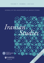 Iranian Studies Volume 57 - Issue 3 -