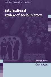 International Review of Social History Volume 48 - Issue 1 -