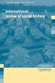 International Review of Social History Volume 49 - Issue 1 -
