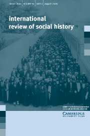 International Review of Social History Volume 50 - Issue 2 -