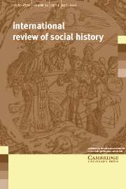 International Review of Social History Volume 51 - Issue 1 -