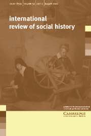 International Review of Social History Volume 51 - Issue 2 -