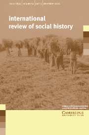 International Review of Social History Volume 51 - Issue 3 -