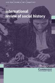 International Review of Social History Volume 52 - Issue 2 -