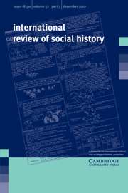 International Review of Social History Volume 52 - Issue 3 -