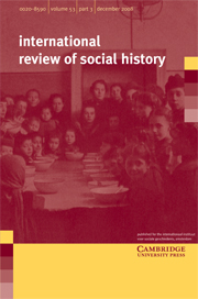 International Review of Social History Volume 53 - Issue 3 -