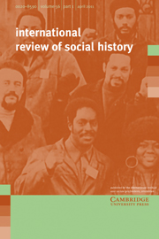 International Review of Social History Volume 56 - Issue 1 -