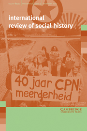 International Review of Social History Volume 56 - Issue 3 -