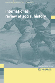 International Review of Social History Volume 57 - Issue 2 -