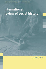 International Review of Social History Volume 57 - Issue 3 -