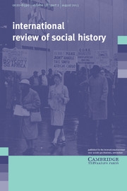 International Review of Social History Volume 58 - Issue 2 -
