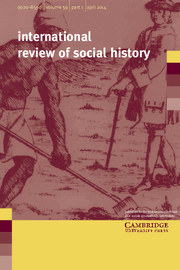 International Review of Social History Volume 59 - Issue 1 -