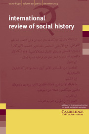 International Review of Social History Volume 59 - Issue 3 -