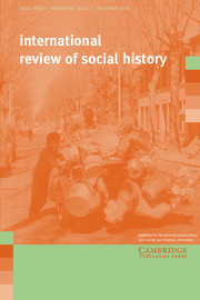 International Review of Social History Volume 61 - Issue 3 -