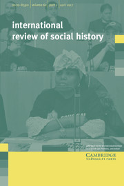 International Review of Social History Volume 62 - Issue 1 -