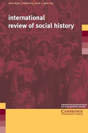 International Review of Social History Volume 64 - Issue 1 -