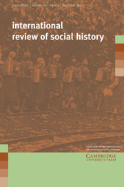 International Review of Social History Volume 66 - Issue 3 -