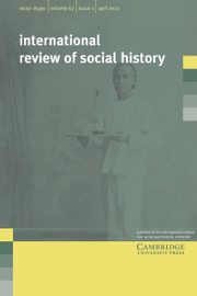 International Review of Social History Volume 67 - Issue 1 -