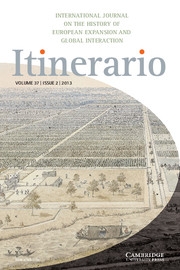 Itinerario Volume 37 - Issue 2 -
