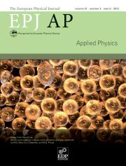 The European Physical Journal - Applied Physics Volume 57 - Issue 3 -