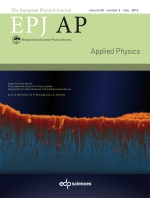 The European Physical Journal - Applied Physics Volume 58 - Issue 2 -