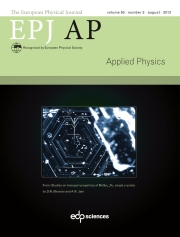 The European Physical Journal - Applied Physics Volume 63 - Issue 2 -