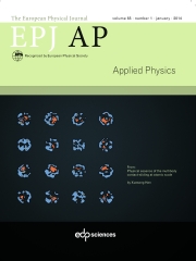 The European Physical Journal - Applied Physics Volume 65 - Issue 1 -
