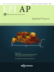 The European Physical Journal - Applied Physics Volume 65 - Issue 2 -