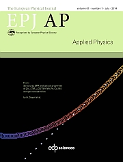 The European Physical Journal - Applied Physics Volume 67 - Issue 1 -