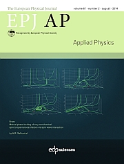 The European Physical Journal - Applied Physics Volume 67 - Issue 2 -