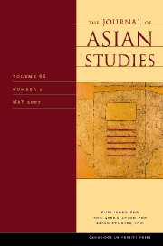 The Journal of Asian Studies Volume 66 - Issue 2 -