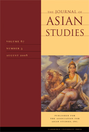 The Journal of Asian Studies Volume 67 - Issue 3 -