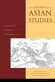 The Journal of Asian Studies Volume 70 - Issue 1 -