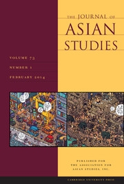 The Journal of Asian Studies Volume 73 - Issue 1 -