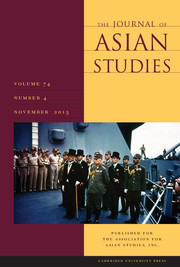 The Journal of Asian Studies Volume 74 - Issue 4 -