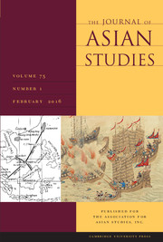 The Journal of Asian Studies Volume 75 - Issue 1 -