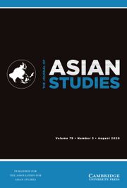 The Journal of Asian Studies Volume 79 - Issue 3 -