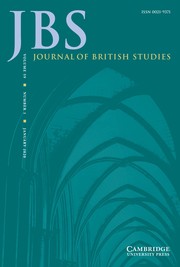 Journal of British Studies Volume 59 - Issue 1 -