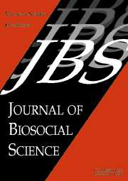 Journal of Biosocial Science Volume 36 - Issue 1 -