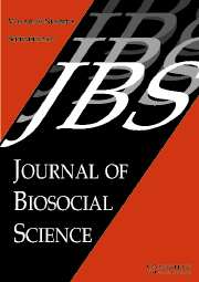 Journal of Biosocial Science Volume 39 - Issue 5 -