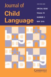 Journal of Child Language Volume 43 - Special Issue3 -  Age Effects in Child Language Acquisition