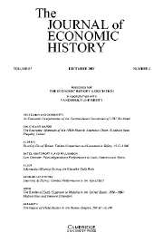 The Journal of Economic History Volume 67 - Issue 4 -