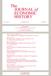 The Journal of Economic History Volume 74 - Issue 4 -