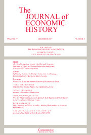 The Journal of Economic History Volume 77 - Issue 4 -