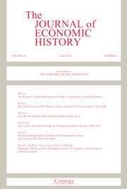 The Journal of Economic History Volume 82 - Issue 2 -