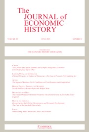 The Journal of Economic History Volume 83 - Issue 2 -